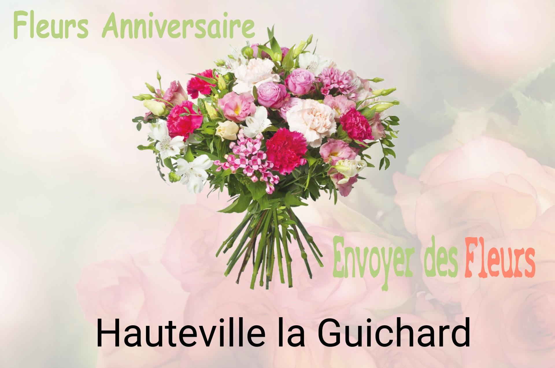 Bouquet de fleurs d’anniversaire livré à Hauteville-la-Guichard