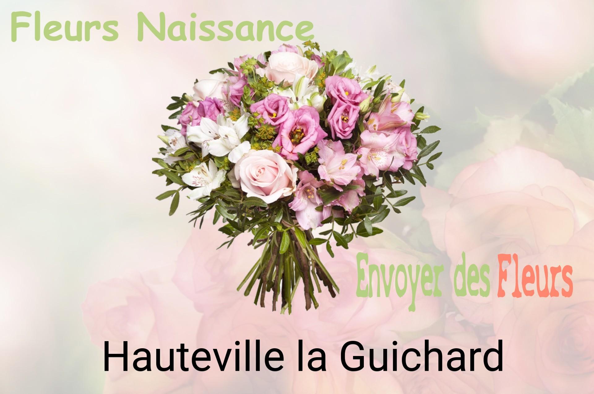 Bouquet de fleurs de naissance livré à Hauteville-la-Guichard