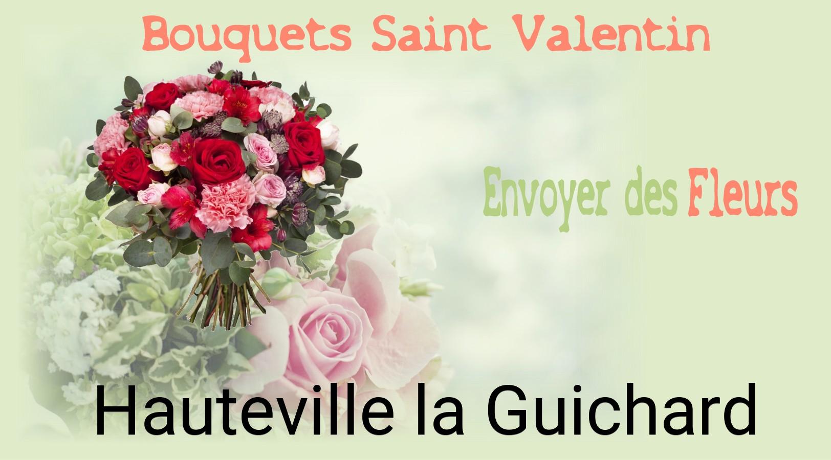 Roses de Saint-Valentin livrées à Hauteville-la-Guichard